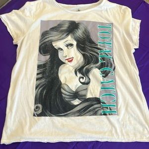 Women Disney Ariel mermaid XL shirt